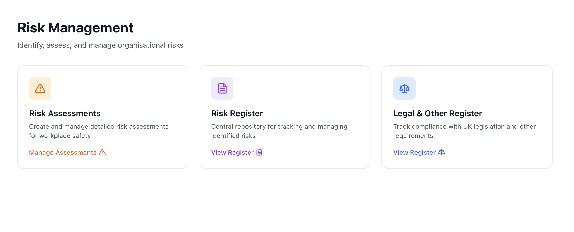 Risk Assessment Module in Safety Mate®